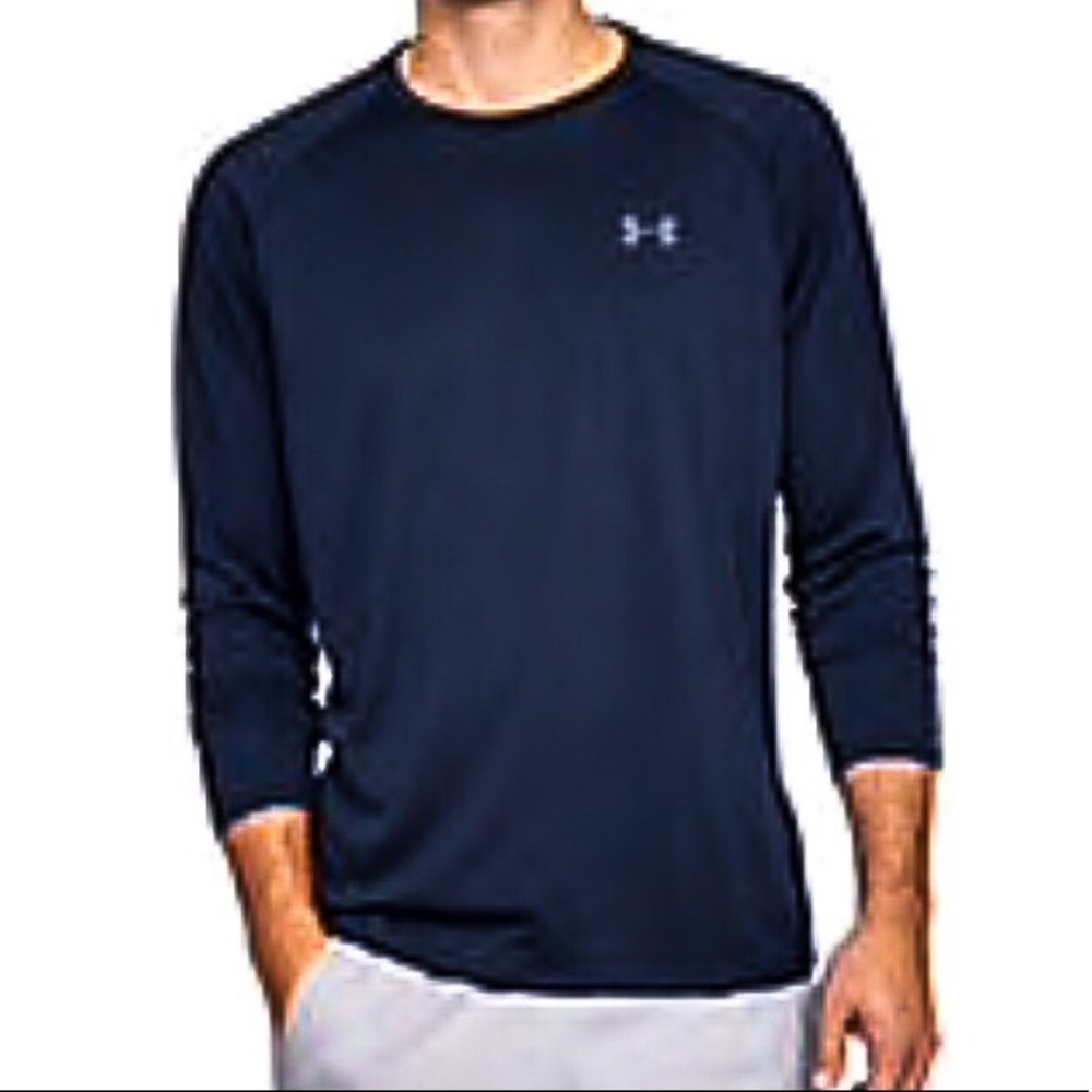 - Under Armour XXL Men’s Navy Blue Heatgear Top! NEW!!